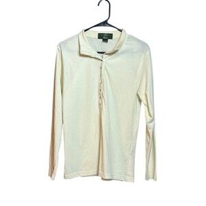 Vintage Orvis women's long sleeve collared three-quarter button up shirt Size S